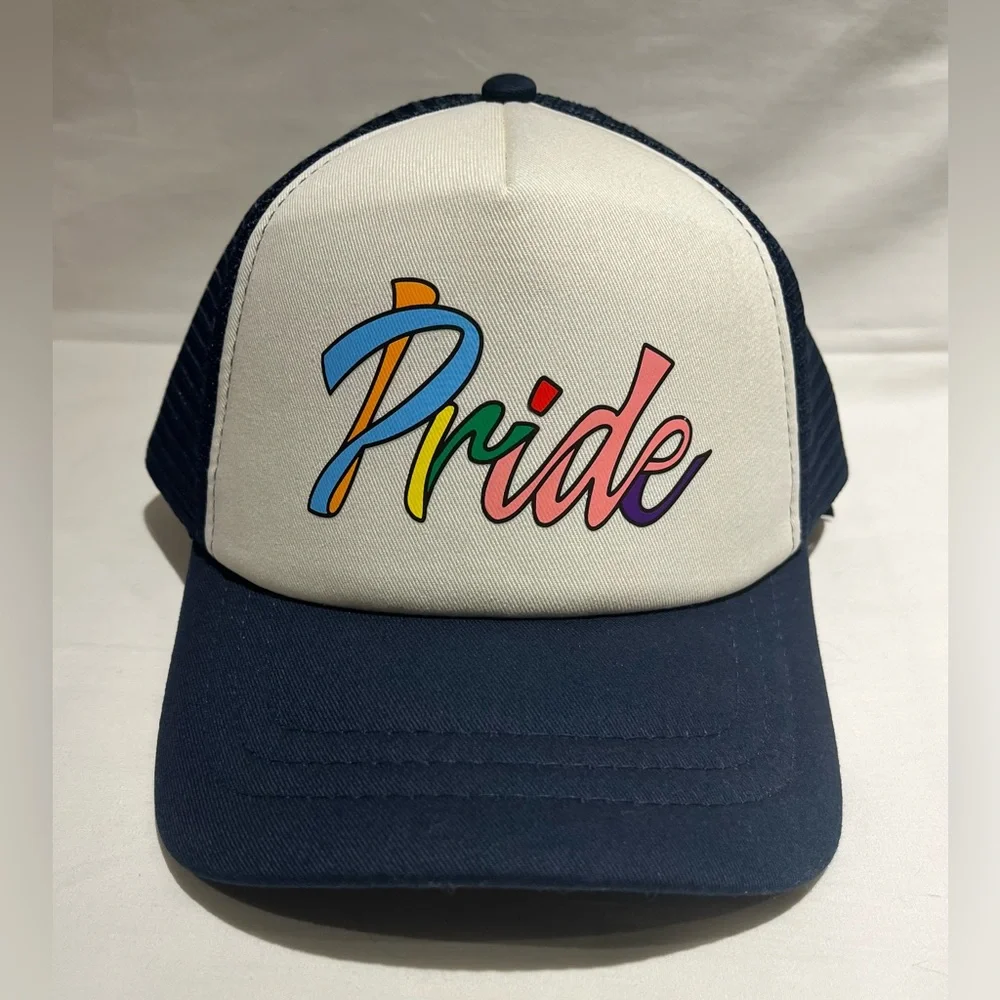 Pride ‘Ribbon’ Snapback Mesh Cap - Picture 1 of 8